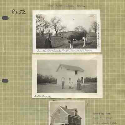 Photographs of the John Litzel Farm, c.1913-1915 (Scrapbook Excerpt)