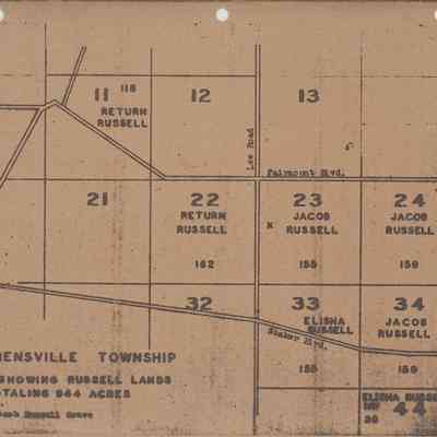 Warrensville Township Map, 1827