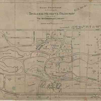 Park Frontage On Extension of Shaker Heights Parkway, 1917