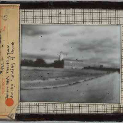 Junior High Meeting Place During Building of Church, 1922
