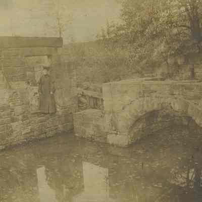 Woman at Lower Lake Mill Foundation