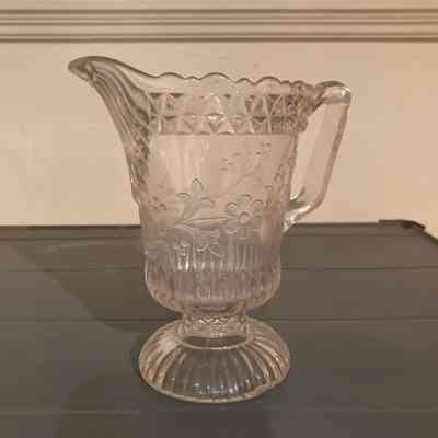 Pressed Glass Pitcher