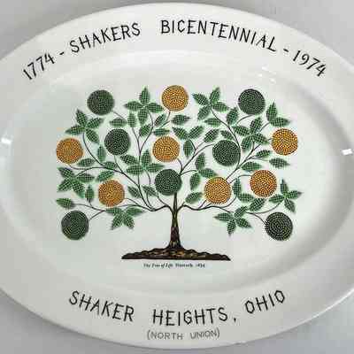 Shaker Bicentennial Platter