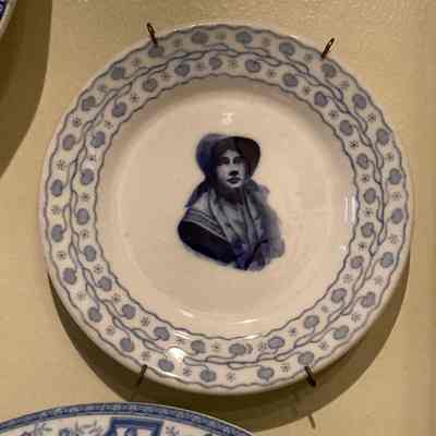 Scammell's Trenton China butter plate, no date code.