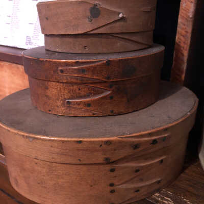 Shaker Oval Boxes