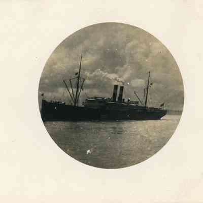 Ship Travelling the Panama Canal