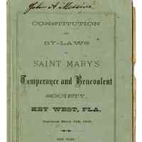 Constitution and By-Laws of Saint Mary