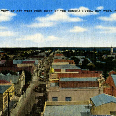 View of Key West from Roof of the Concha Hotel, Key West, Fla.