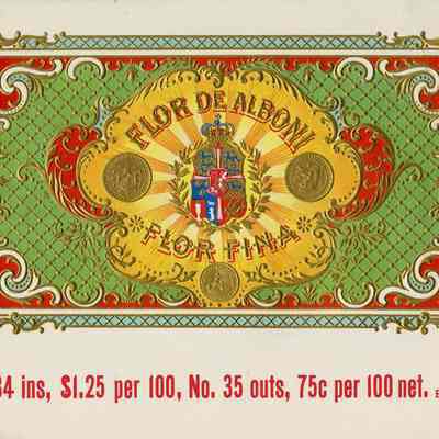 Flor de Alboni Cigar Label