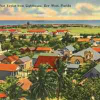          Air View of Fort Taylor from Lighthouse, Key West, Florida; © Key West Art & Historical Society
   