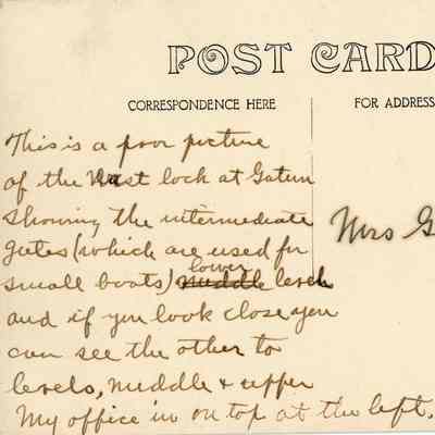 Verso of postcard: © Key West Art & Historical Society