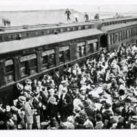 Arrival of the First Florida East Coast Railway Train in Key West