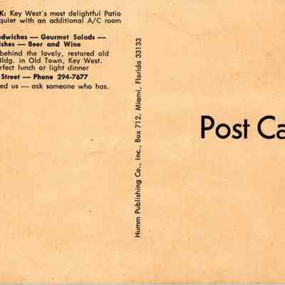 The Sandwich Deck: © Key West Art & Historical Society