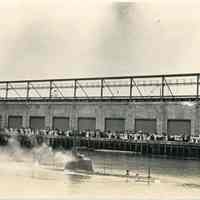 Submarine in the Panama Canal
