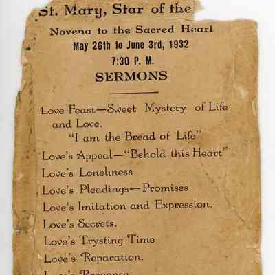 St. Mary, Star of the Sea Sermon List