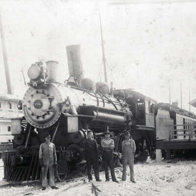 Florida East Coast Railway Station at Trumbo Point
