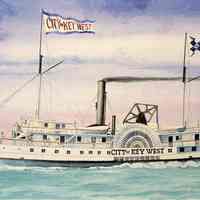          CITY OF KEY WEST Steamship; © Key West Art & Historical Society
   