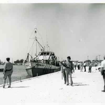 Disembarking During Mariel Boatlift