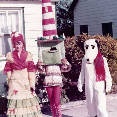 Costumed People in Green Turtle Cay