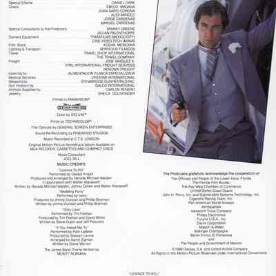 'Licence to Kill' Production Program: © Key West Art & Historical Society