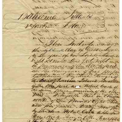 Property Transfer Deed in Harbour Island, Bahamas