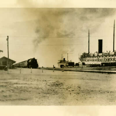 Florida East Coast Railway Train Leaving Key West