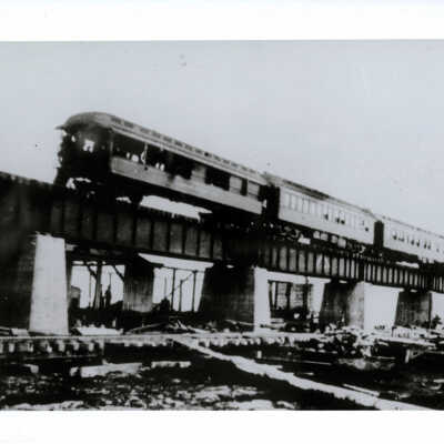 Florida East Coast Railway Train on Seven Mile Bridge