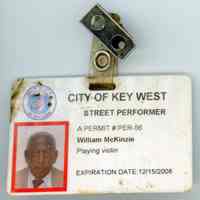 William McKinzie Street Performer Permit