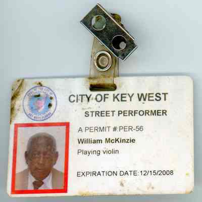 William McKinzie Street Performer Permit