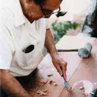 Mario Sanchez in his Studio Under the Trees