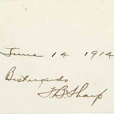 Best regards J.B. Sharp: © Key West Art & Historical Society