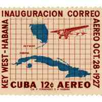 Pan American Airways Commemorative Airmail Stamp