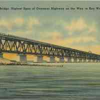          Bahia Honda Bridge, Highest Span of Overseas Highway on Way to Key West, Florida; © Key West Art & Historical Society
   