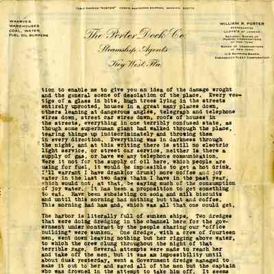 Letter from Melville Bing to Parents