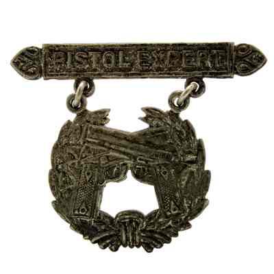 United States Marine Pistol Expert Badge