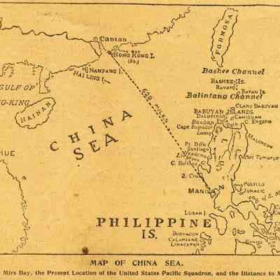Map of the China Sea