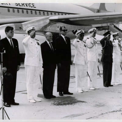 U.S. President John F. Kennedy at Naval Air Station Key West