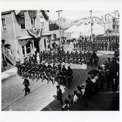 Parade Celebrating Arrival of the First Florida East Coast Railway Train to Key West