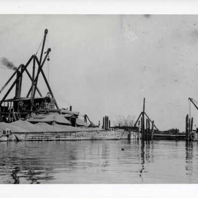 Pouring Concrete for Florida East Coast Railway Bridge