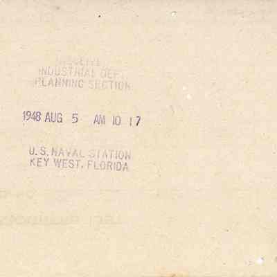 Bill of Material and Progress List: © Key West Art & Historical Society