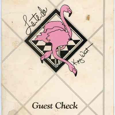 La Te Da Guest Check Presenter