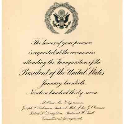 Inauguration Commemorative Pamphlet
