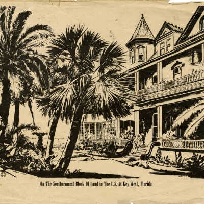 On the Southernmost Block of Land in the U.S. at Key West, Florida