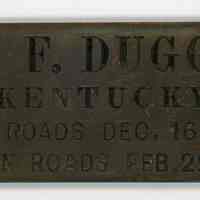 USS KENTUCKY Plaque