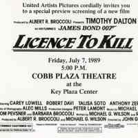          'Licence to Kill' Advertising Card; © Key West Art & Historical Society
   