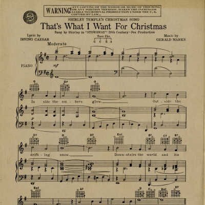 That's What I Want for Christmas