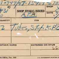 Shop Stores Issued Receipt