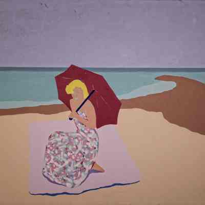 Marjorie on the Beach