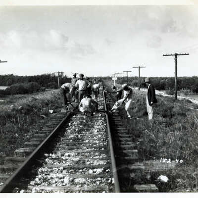 Repairing Railroad Tracks in Key Largo