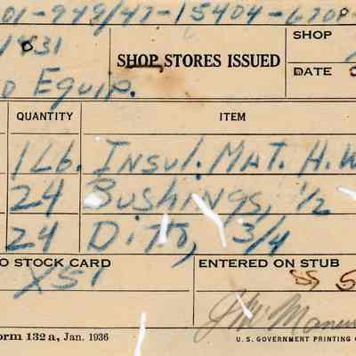 Shop Stores Issued Receipt